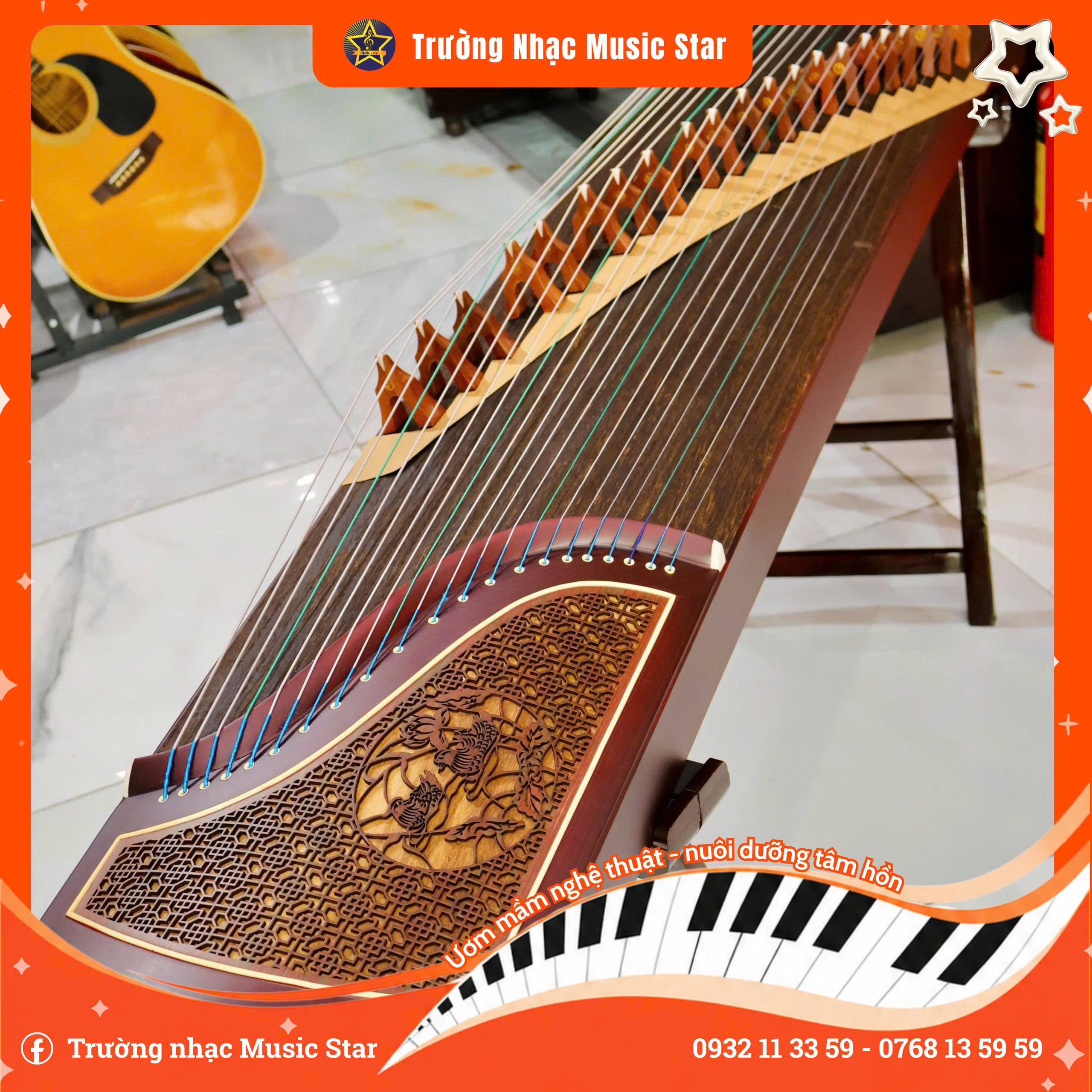 ĐÀN GUZHENG – VẺ ĐẸP CỦA NHẠC CỤ TRUYỀN THỐNG TRUNG HOA